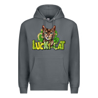 Rock Lucky cat St. Patrick's Premium Hoodie - HowdyJamesFarm