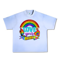 Grape Ice Love Your Truth Urban Heavy Tee - BundleAndBundleShop