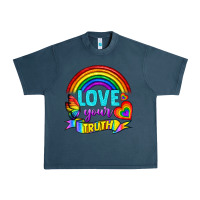 Midnight Navy Love Your Truth Urban Heavy Tee - BundleAndBundleShop