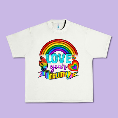 Love Your Truth Urban Heavy Tee Designed By Bundleandbundleshop