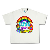 Pistachio Love Your Truth Urban Heavy Tee - BundleAndBundleShop