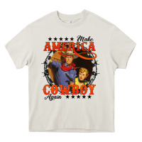 Make America Cowboy Again Heavy Core Tee | Teevron