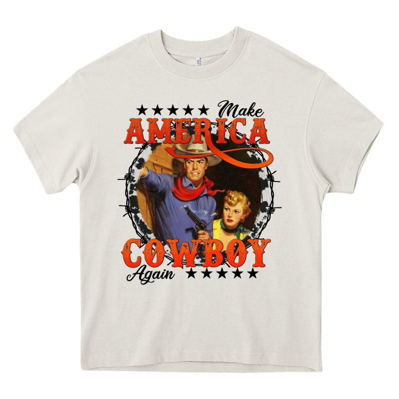 Make America Cowboy Again Heavy Core Tee by AdoDesignShop | Teevron