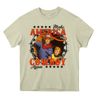 Mossy make america cowboy again Heavy Core Tee - AdoDesignShop