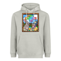 Moon Dust Happy Easter Day Heavyweight Hoodie - OliviaCreatesArt