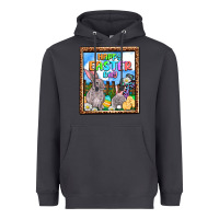Smoke Happy Easter Day Heavyweight Hoodie - OliviaCreatesArt