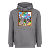Storm Happy Easter Day Heavyweight Hoodie - OliviaCreatesArt