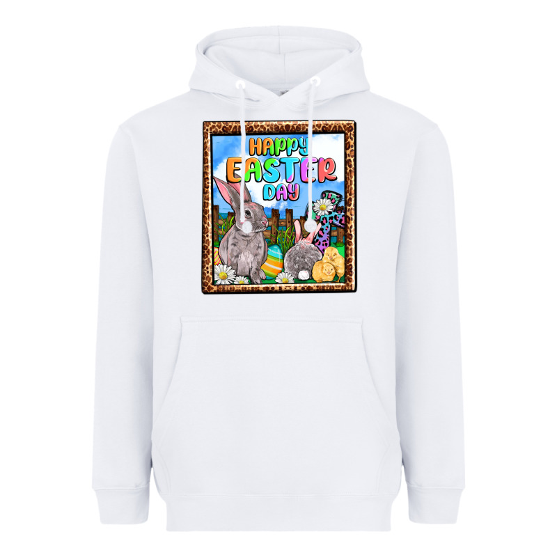Happy Easter Day Heavyweight Hoodie by OliviaCreatesArt | Teevron