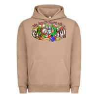 Pigment Burro my favorite platers call me grandma baseball Urban Hoodie - CowhideDigitalArt