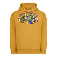 Pigment Peanut Butter my favorite platers call me grandma baseball Urban Hoodie - CowhideDigitalArt