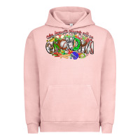 Pigment Salmon my favorite platers call me grandma baseball Urban Hoodie - CowhideDigitalArt