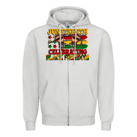 Dove Grey juneteenth celebrating black freedom Zipper Hoodie - CowGirlArtShop