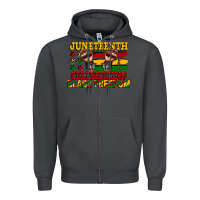Smoke juneteenth celebrating black freedom Zipper Hoodie - CowGirlArtShop