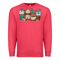 Cardinal bull skull coffee cups Premium Sweatshirt - OliviaCreatesArt