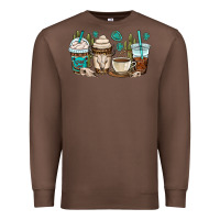 Chestnut bull skull coffee cups Premium Sweatshirt - OliviaCreatesArt