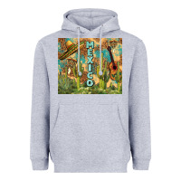 Heather Grey Mexico Heavyweight Hoodie - FaDigitalArtStudio