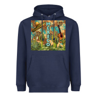 Navy Mexico Heavyweight Hoodie - FaDigitalArtStudio