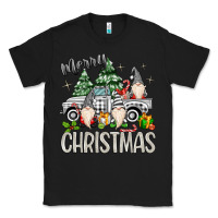 Black merry christmas gnomes truck Classic Tee - MaliasSmallBusiness