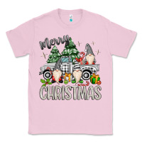 Bubblegum Pink merry christmas gnomes truck Classic Tee - MaliasSmallBusiness