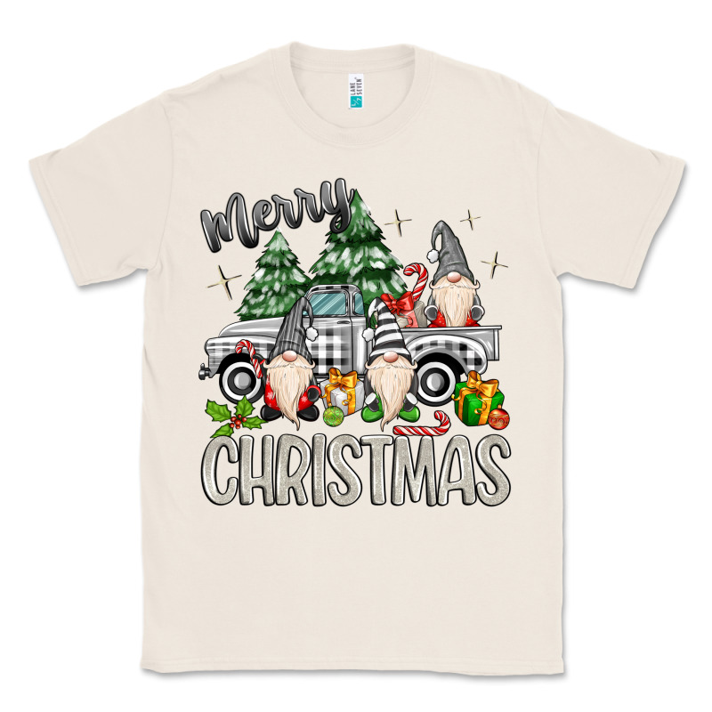 Merry Christmas Gnomes Truck Classic Tee by MaliasSmallBusiness | Teevron