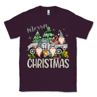Plum merry christmas gnomes truck Classic Tee - MaliasSmallBusiness