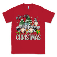 Red merry christmas gnomes truck Classic Tee - MaliasSmallBusiness