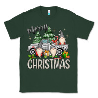 Sports Green merry christmas gnomes truck Classic Tee - MaliasSmallBusiness