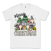 White merry christmas gnomes truck Classic Tee - MaliasSmallBusiness