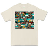 Western Horseshoe Sunflower Brown Cow Premium Tee | Teevron