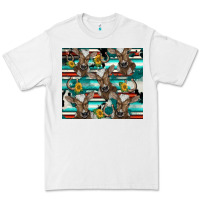 White western horseshoe sunflower brown cow Premium Tee - BarkalooDesign