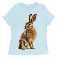 Baby Blue Hares Ladies Tee - LillyAllenDesigns