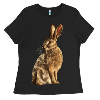 Black Hares Ladies Tee - LillyAllenDesigns