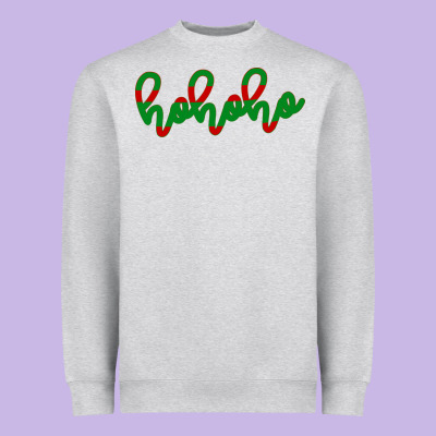Christmas Ho Ho Ho Heavyweight Sweatshirt Designed By Bettercallsaul
