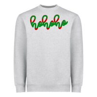 Heather Grey Christmas Ho Ho Ho Heavyweight Sweatshirt - Bettercallsaul
