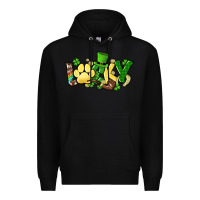 Black lucky pet  St. Patrick's Premium Hoodie - HowdyJamesFarm