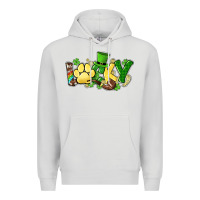 Dove Grey lucky pet  St. Patrick's Premium Hoodie - HowdyJamesFarm