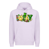 Lilac lucky pet  St. Patrick's Premium Hoodie - HowdyJamesFarm
