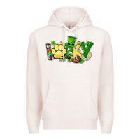 Pale Pink lucky pet  St. Patrick's Premium Hoodie - HowdyJamesFarm