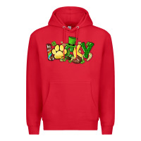 Red lucky pet  St. Patrick's Premium Hoodie - HowdyJamesFarm