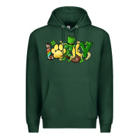 Sports Green lucky pet  St. Patrick's Premium Hoodie - HowdyJamesFarm