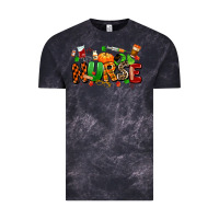 Cloud Black fall nurse Vintage Tee - MaliasSmallBusiness