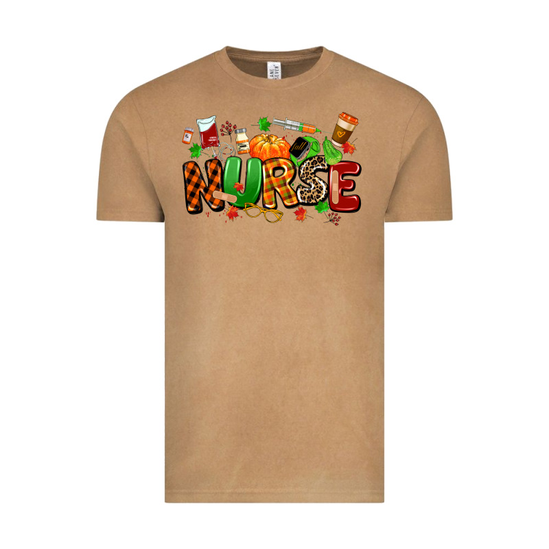 Fall Nurse Vintage Tee by MaliasSmallBusiness | Teevron