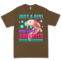 Cacao just a girl who loves axolotls Premium Tee - Jasminsmagicworld