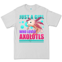 Dove Grey just a girl who loves axolotls Premium Tee - Jasminsmagicworld