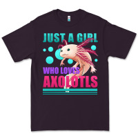 Plum just a girl who loves axolotls Premium Tee - Jasminsmagicworld