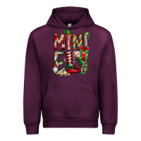 Mauve Wine Mini Elf Urban Hoodie - CowhideDigitalArt