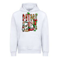 White Mini Elf Urban Hoodie - CowhideDigitalArt