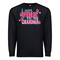 I Wear Pink For My Grandma Premium Sweatshirt | Teevron