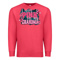Cardinal i wear pink for my grandma Premium Sweatshirt - FaDigitalArtStudio