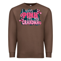 Chestnut i wear pink for my grandma Premium Sweatshirt - FaDigitalArtStudio